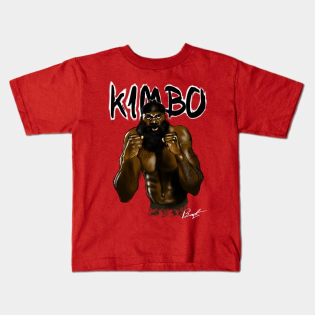 Kimbo Slice Kids T-Shirt by Timzartwork